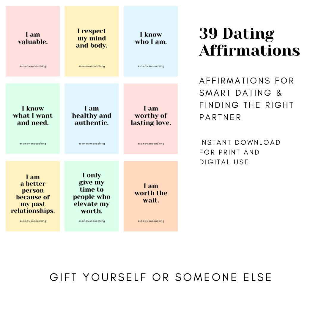 dating affirmations instant download - sam owen - shop now